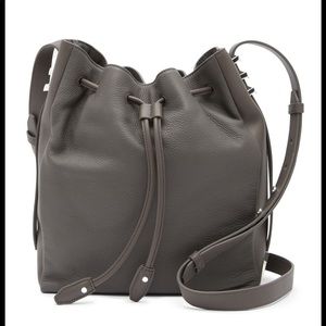 Luana Italy Cecilia leather drawstring bag